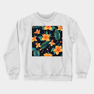 Tropical Flowers Pattern 19 Crewneck Sweatshirt